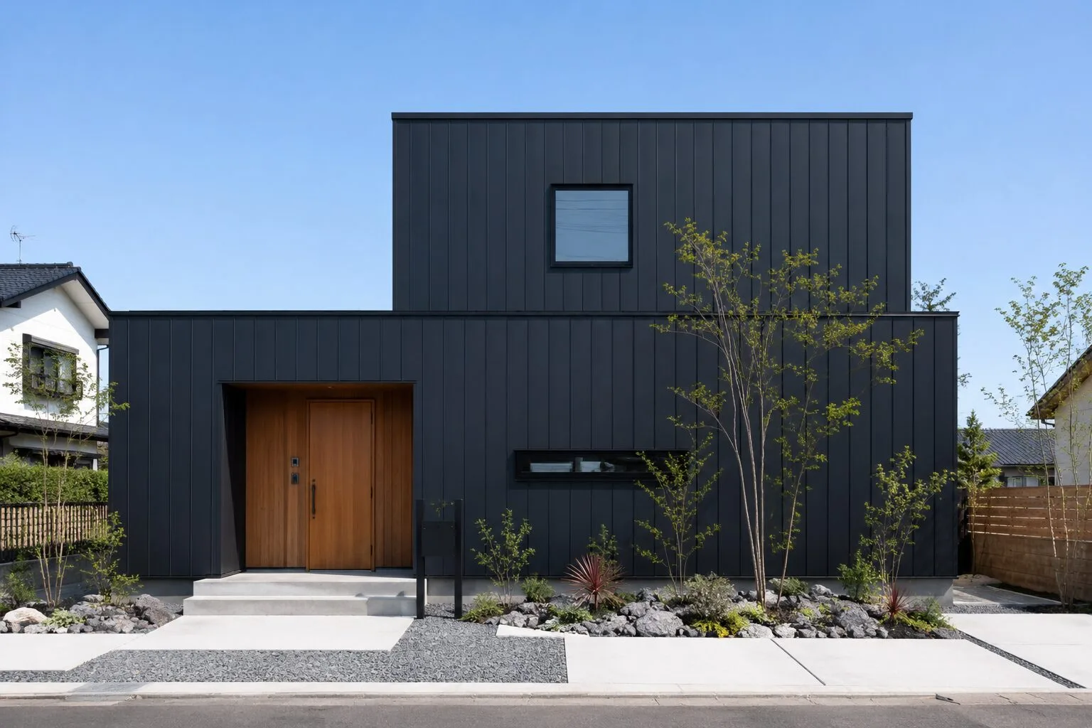 黒ガルバ住宅