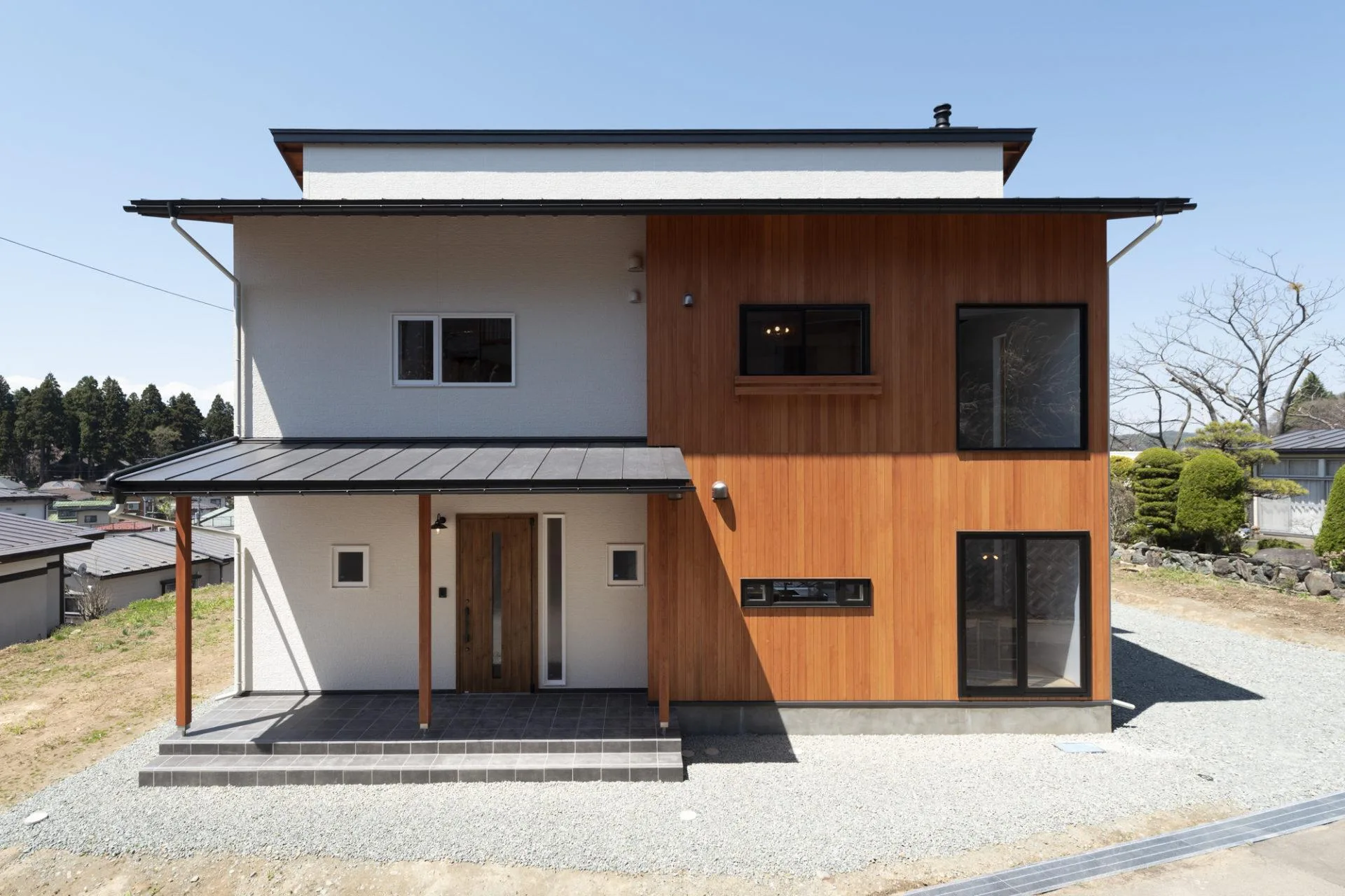 ナチュラルモダン・木目住宅
